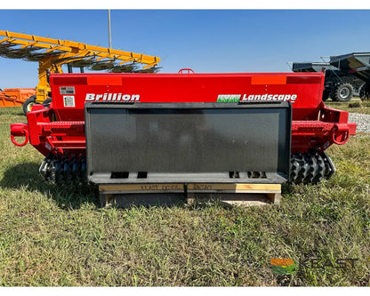 Brillion LSS-6 3-Point and Skid Steer Mount Landscape Seeder - Dual Pulverizer Rollers Drills and Seeders