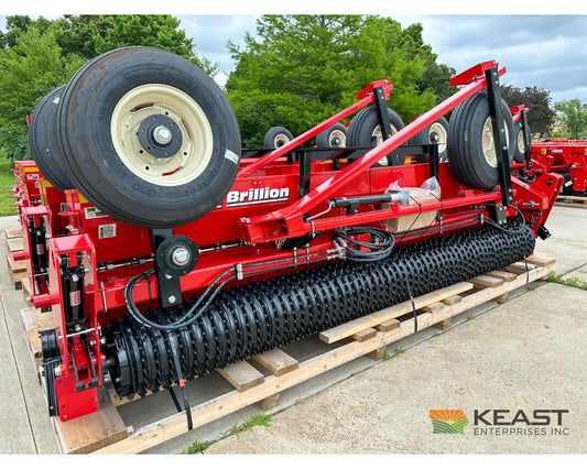 Brillion SSB 12 12’ Pull Type Food Plot Seeder Front and Rear Seed Boxes Drills and Seeders