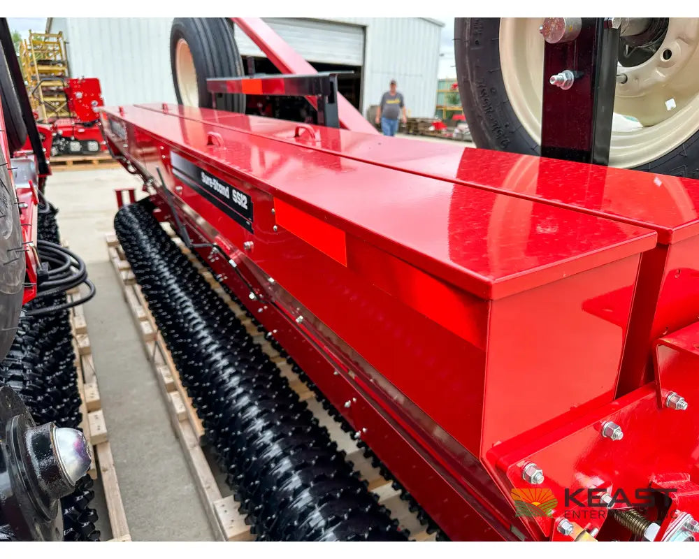 Brillion SSB 12 12’ Pull Type Food Plot Seeder Front and Rear Seed Boxes Drills and Seeders
