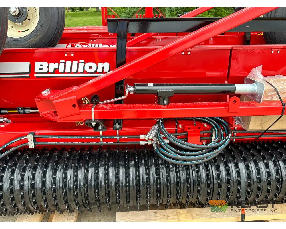 Brillion SSB 12 12’ Pull Type Food Plot Seeder Front and Rear Seed Boxes Drills and Seeders