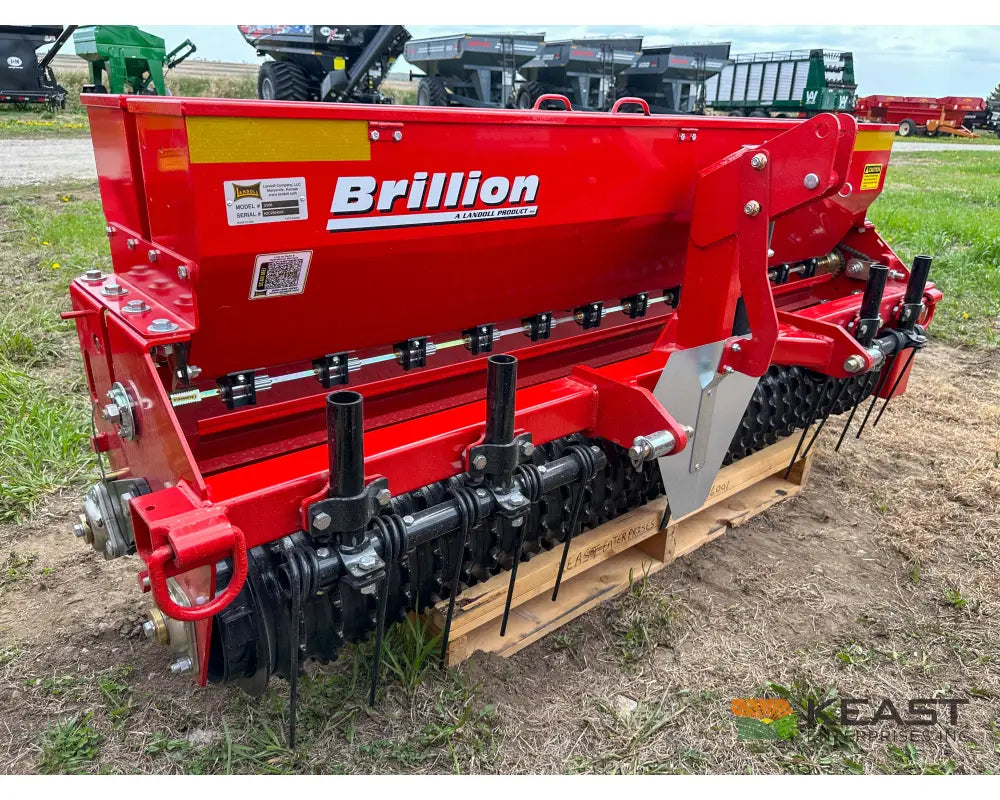 Brillion SSBP 8 8’ 3 Point Food Plot Seeder Front and Rear Seed Boxes Drills and Seeders