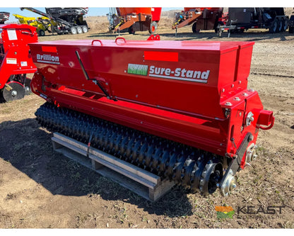 Brillion SSBS-6 Sure Stand Small Ag Seeder 6′ Working Width 3-Point & Skid Steer Mount Dual Boxes - Drills and Seeders