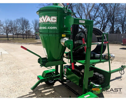 Christianson Rock Vac Towable Industrial Vacuum 24 HP For Construction & Landscaping Rock Vacs