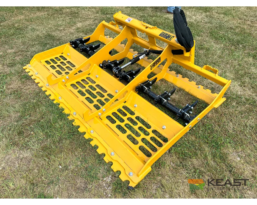 CL Fabrication 84’’ Land Leveler 3/4’’ AR400 Scarifier Teeth Skid Steer Mount Land Levelers