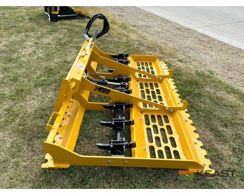 CL Fabrication 84’’ Land Leveler 3/4’’ AR400 Scarifier Teeth Skid Steer Mount Land Levelers