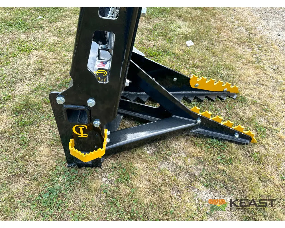 CL Fabrication Challenger Tree Puller 38’’ Opening AR400 Jaws Skid Steer Mount Tree Pullers