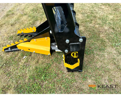 CL Fabrication Challenger Tree Puller 38’’ Opening AR400 Jaws Skid Steer Mount Tree Pullers