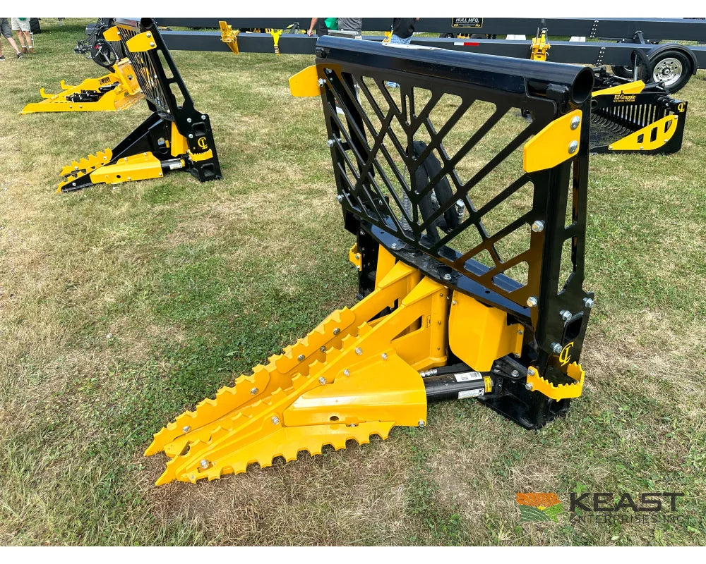 CL Fabrication Dominator Tree Puller 60’’ Opening AR400 Jaws 3/8’’ Cab Guard Skid Steer Mount Tree Pullers