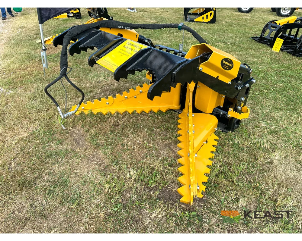 CL Fabrication Dominator Tree Puller GrappleGuard Hydraulic Grapple AR400 Jaws Skid Steer Mount Tree Pullers