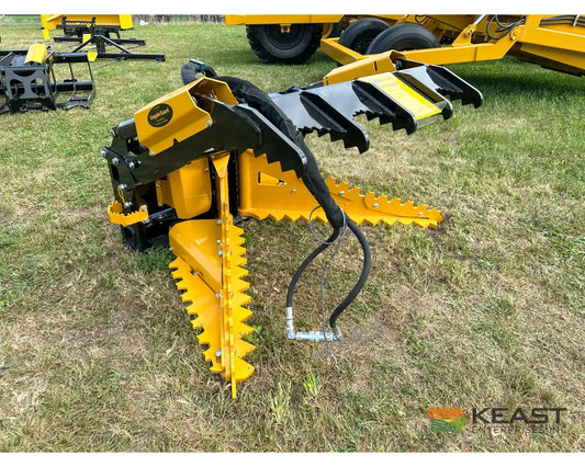 CL Fabrication Dominator Tree Puller GrappleGuard Hydraulic Grapple AR400 Jaws Skid Steer Mount Tree Pullers