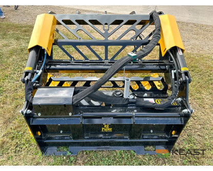 CL Fabrication Dominator Tree Puller GrappleGuard Hydraulic Grapple AR400 Jaws Skid Steer Mount Tree Pullers