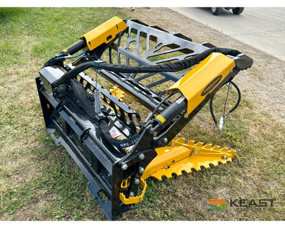CL Fabrication Dominator Tree Puller GrappleGuard Hydraulic Grapple AR400 Jaws Skid Steer Mount Tree Pullers