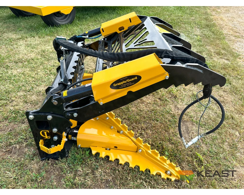 CL Fabrication Dominator Tree Puller GrappleGuard Hydraulic Grapple AR400 Jaws Skid Steer Mount Tree Pullers