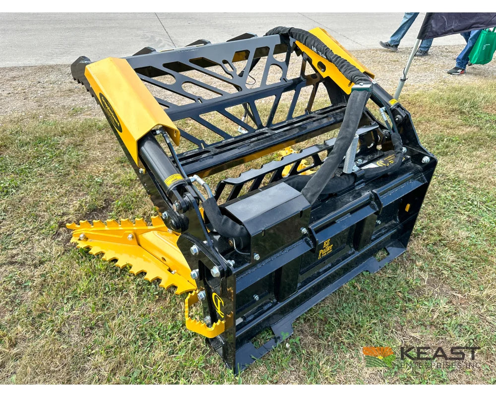CL Fabrication Dominator Tree Puller GrappleGuard Hydraulic Grapple AR400 Jaws Skid Steer Mount Tree Pullers