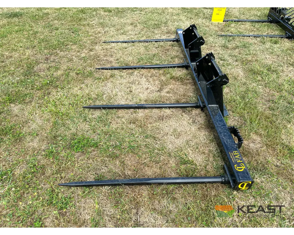 CL Fabrication EZ Bale 102’’ Four Spike Bale Spear 4x 49″ Spears Skid Steer Mount Bale Spears