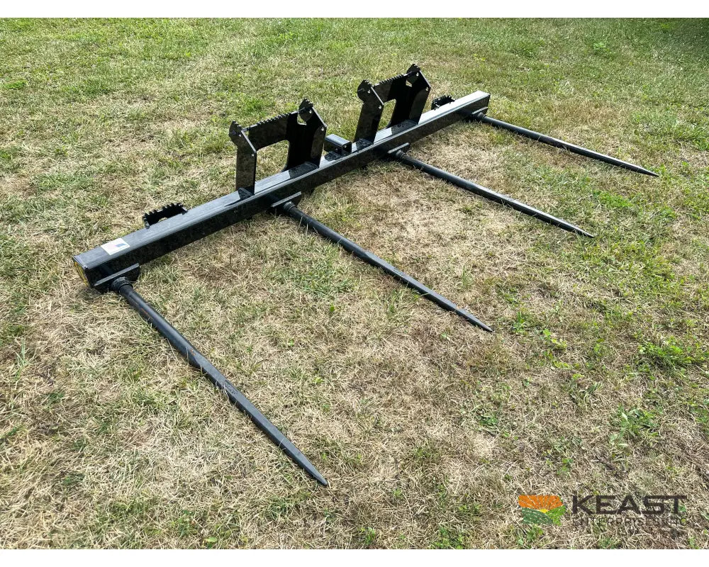 CL Fabrication EZ Bale 102’’ Four Spike Bale Spear 4x 49″ Spears Skid Steer Mount Bale Spears