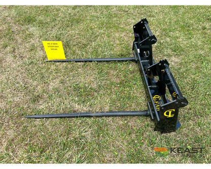 CL Fabrication EZ Bale Twin Spear Dual 49″ Spears Skid Steer Mount Bale Spears