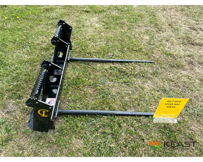 CL Fabrication EZ Bale Twin Spear Dual 49″ Spears Skid Steer Mount Bale Spears