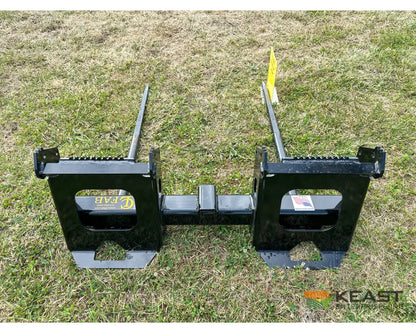CL Fabrication EZ Bale Twin Spear Dual 49″ Spears Skid Steer Mount Bale Spears