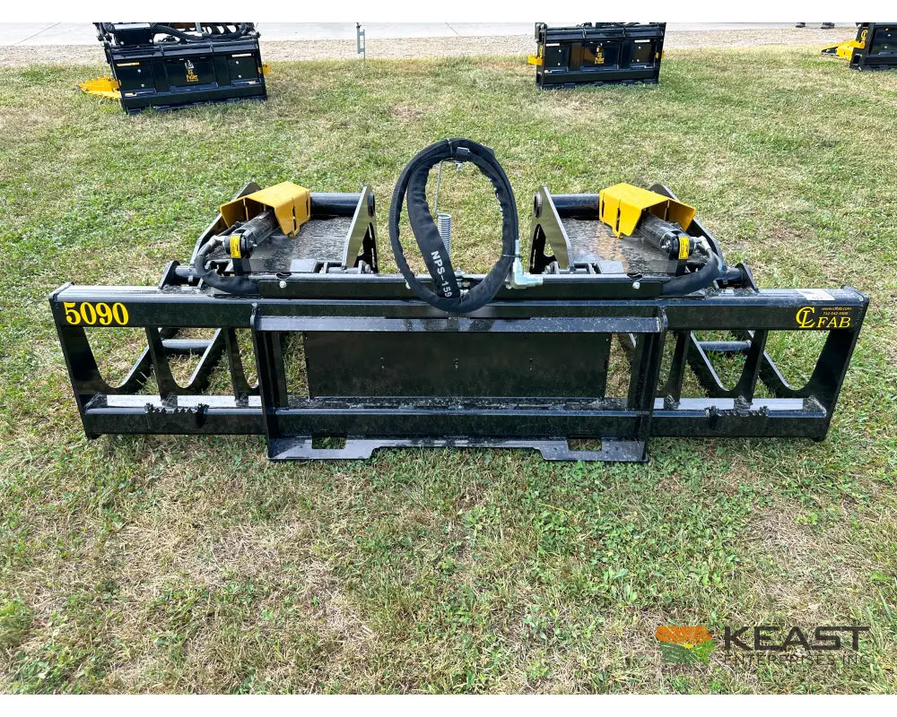 CL Fabrication EZ Grapple 90″ Width 50″ Opening 1/2″ AR400 Tines Skid Steer Mount Brush Grapples