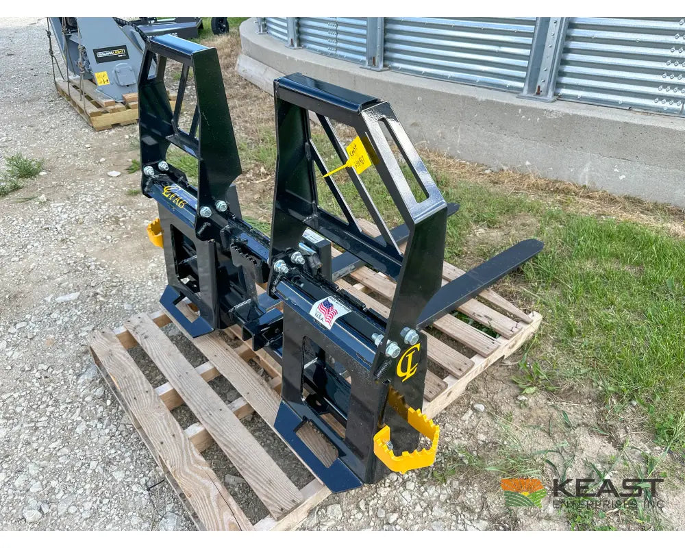 CL Fabrication EZ Pallet Forks 45″ Width 48″ Forks 5250 lb Rated Carriage Pallet Forks