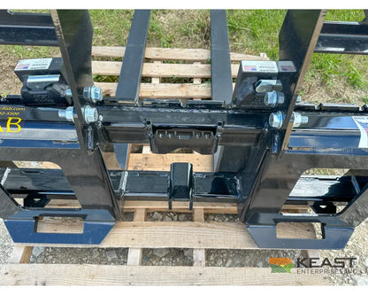 CL Fabrication EZ Pallet Forks 45″ Width 48″ Forks 5250 lb Rated Carriage Pallet Forks