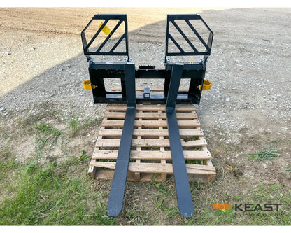 CL Fabrication EZ Pallet Forks 45″ Width 48″ Forks 5250 lb Rated Carriage Pallet Forks