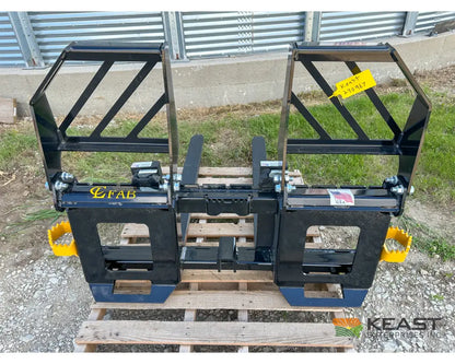 CL Fabrication EZ Pallet Forks 45″ Width 48″ Forks 5250 lb Rated Carriage Pallet Forks