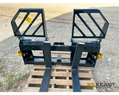 CL Fabrication EZ Pallet Forks 45″ Width 48″ Forks 5250 lb Rated Carriage Pallet Forks