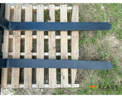 CL Fabrication EZ Pallet Forks 45″ Width 48″ Forks 5250 lb Rated Carriage Pallet Forks