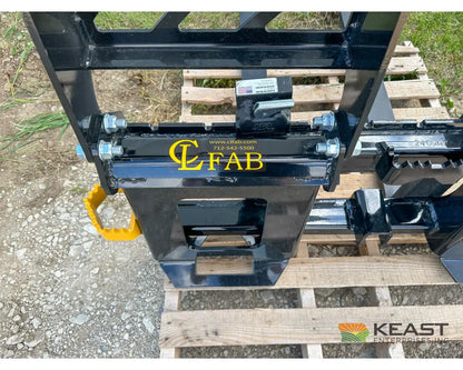 CL Fabrication EZ Pallet Forks 45″ Width 48″ Forks 5250 lb Rated Carriage Pallet Forks