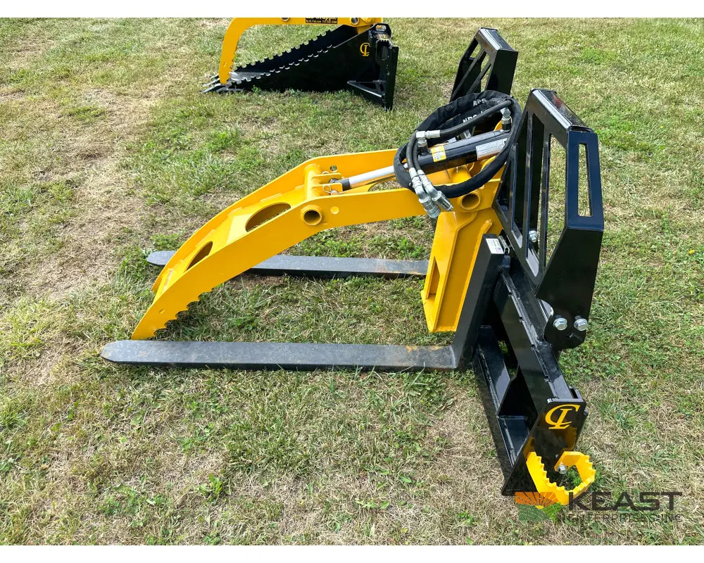 CL Fabrication EZ-Pallet Forks PF45 45″ Width 48″ Forks 5,250 lb Rated Carriage Hydraulic Grapple Pallet Forks