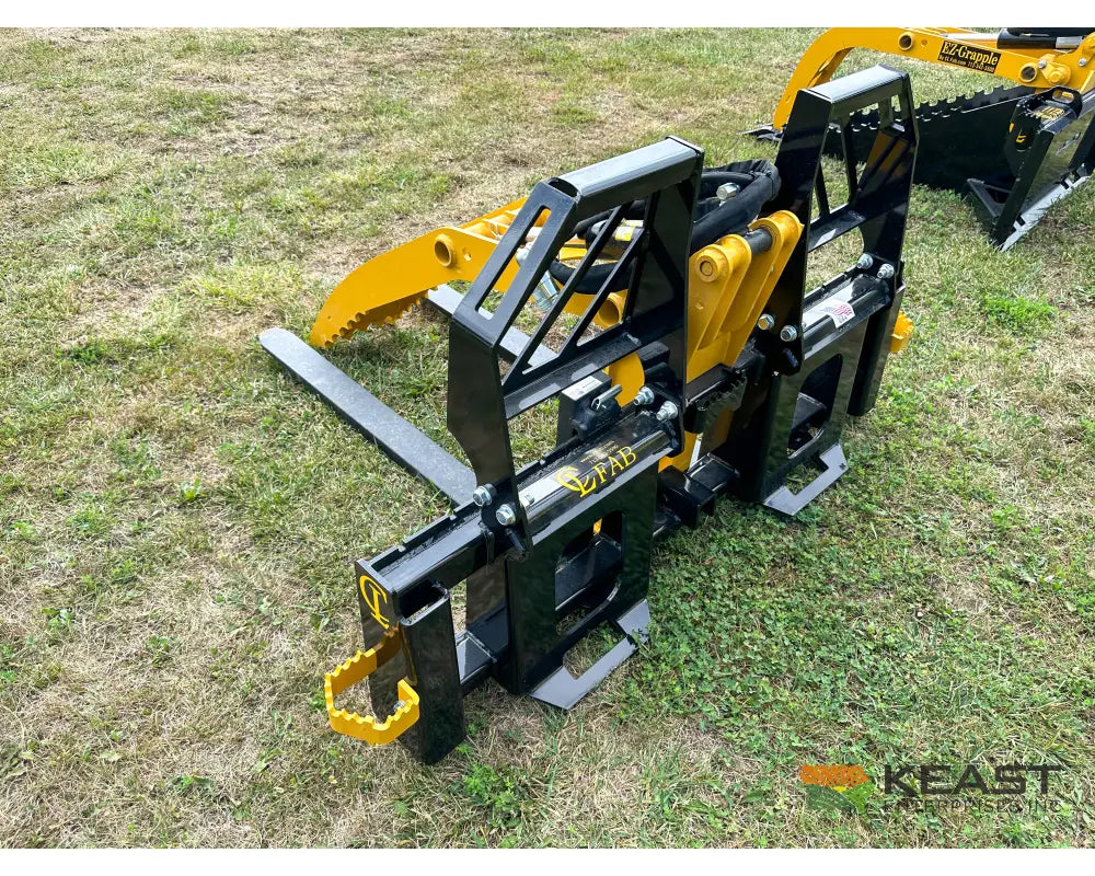 CL Fabrication EZ-Pallet Forks PF45 45″ Width 48″ Forks 5,250 lb Rated Carriage Hydraulic Grapple Pallet Forks