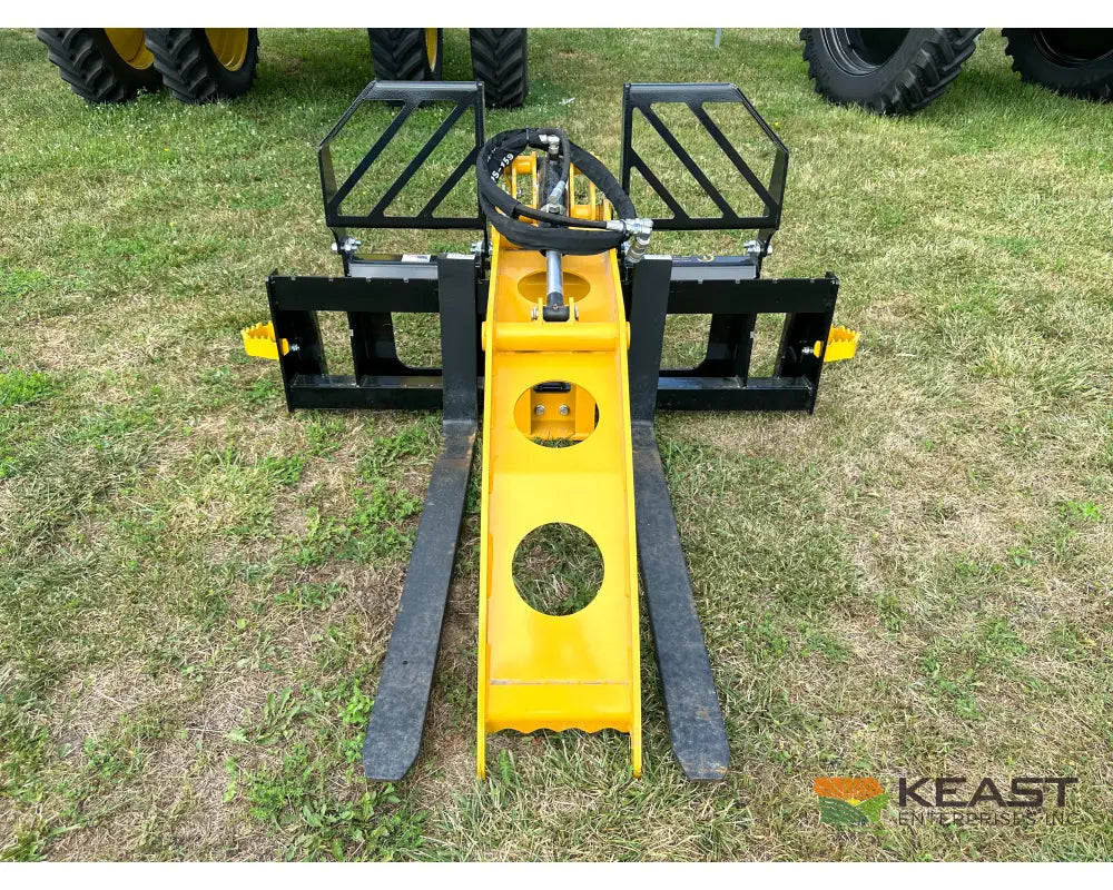 CL Fabrication EZ-Pallet Forks PF45 45″ Width 48″ Forks 5,250 lb Rated Carriage Hydraulic Grapple Pallet Forks