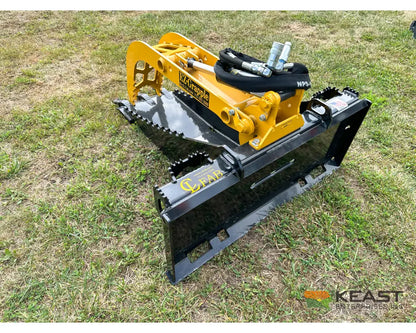 CL Fabrication Stump Bucket Hydraulic Grapple 65″ Opening Skid Steer Mount Stump Buckets