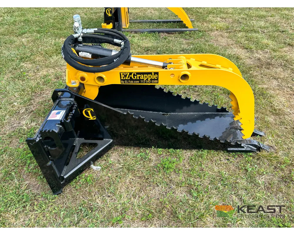 CL Fabrication Stump Bucket Hydraulic Grapple 65″ Opening Skid Steer Mount Stump Buckets