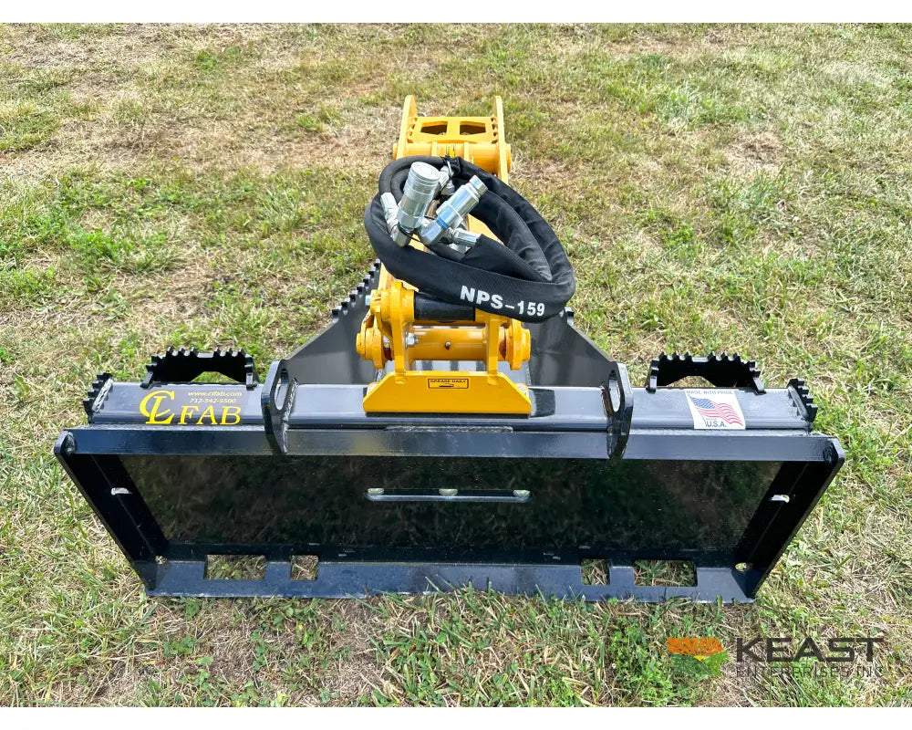 CL Fabrication Stump Bucket Hydraulic Grapple 65″ Opening Skid Steer Mount Stump Buckets
