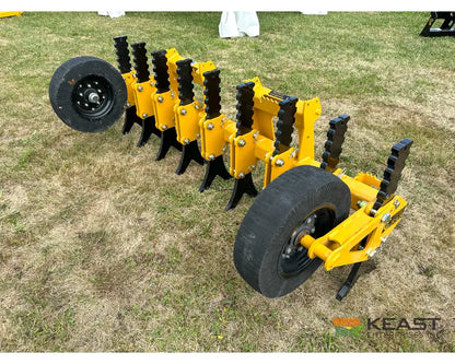 CL Fabrication XR Ripper XR84-9 84’’ Width 9 Teeth Gauge Wheels Skid Steer Mount Rippers