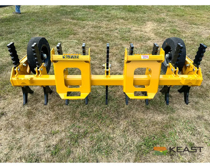 CL Fabrication XR Ripper XR84-9 84’’ Width 9 Teeth Gauge Wheels Skid Steer Mount Rippers