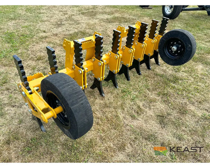 CL Fabrication XR Ripper XR84-9 84’’ Width 9 Teeth Gauge Wheels Skid Steer Mount Rippers