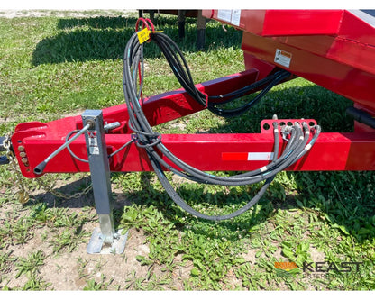 Cloverdale 12-14 Mega Bale Carrier - Self Loading Arm Stainless Steel Deck Tandem Axle Bale Carriers