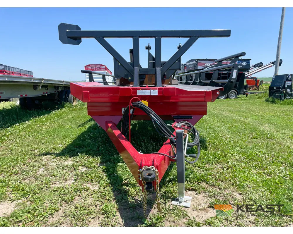 Cloverdale 12-14 Mega Bale Carrier - Self Loading Arm Stainless Steel Deck Tandem Axle Bale Carriers