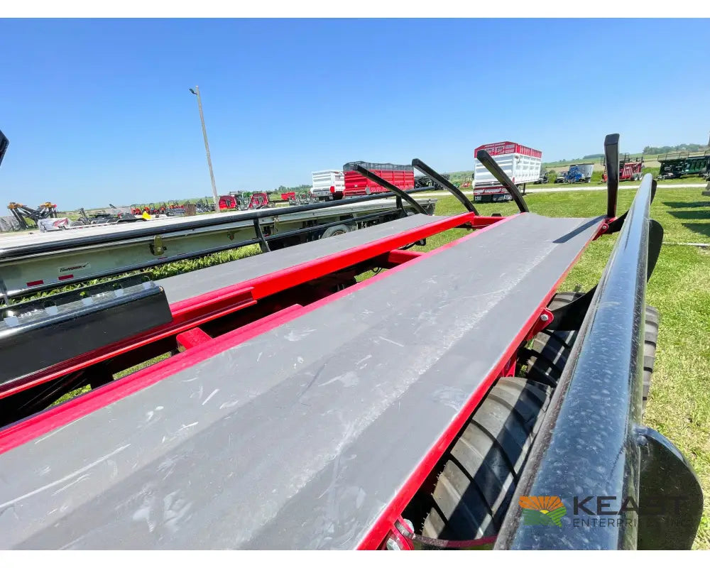 Cloverdale 12-14 Mega Bale Carrier - Self Loading Arm Stainless Steel Deck Tandem Axle Bale Carriers