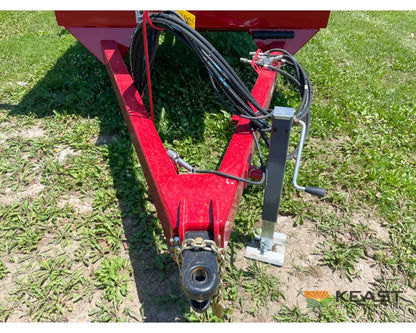 Cloverdale 12-14 Mega Bale Carrier - Self Loading Arm Stainless Steel Deck Tandem Axle Bale Carriers