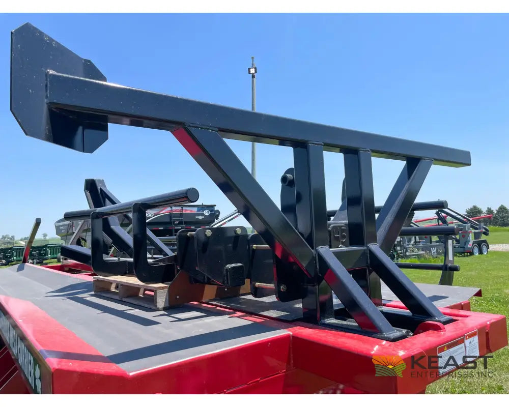 Cloverdale 12-14 Mega Bale Carrier - Self Loading Arm Stainless Steel Deck Tandem Axle Bale Carriers