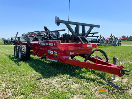 Cloverdale 12-14 Mega Bale Carrier - Self Loading Arm Stainless Steel Deck Tandem Axle Bale Carriers