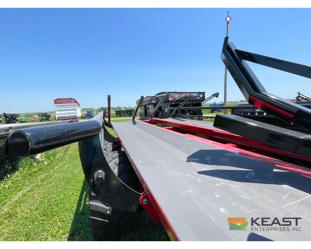 Cloverdale 12-14 Mega Bale Carrier - Self Loading Arm Stainless Steel Deck Tandem Axle Bale Carriers