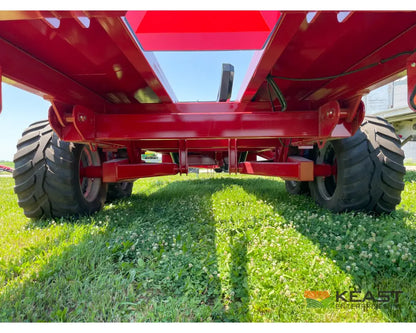 Cloverdale 12-14 Mega Bale Carrier - Self Loading Arm Stainless Steel Deck Tandem Axle Bale Carriers
