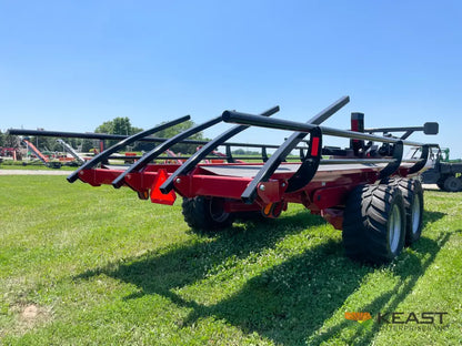 Cloverdale 12-14 Mega Bale Carrier - Self Loading Arm Stainless Steel Deck Tandem Axle Bale Carriers