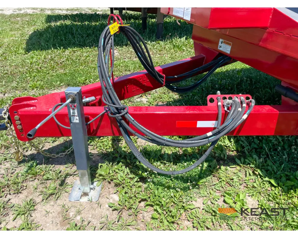 Cloverdale 12-14 Mega Bale Carrier - Self Loading Arm Stainless Steel Deck Tandem Axle Bale Carriers